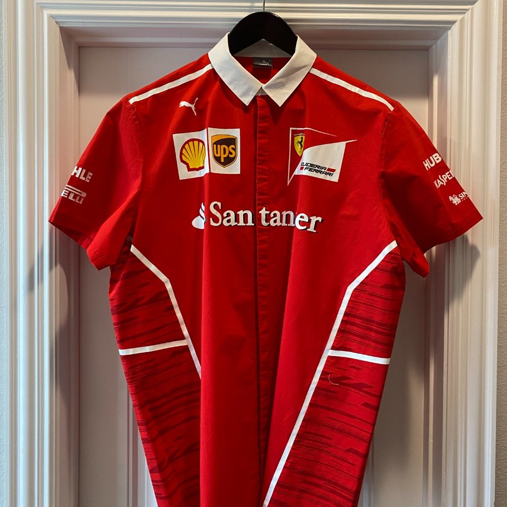 Puma Santander Ferrari F1 Racing Shirt XL Claro red